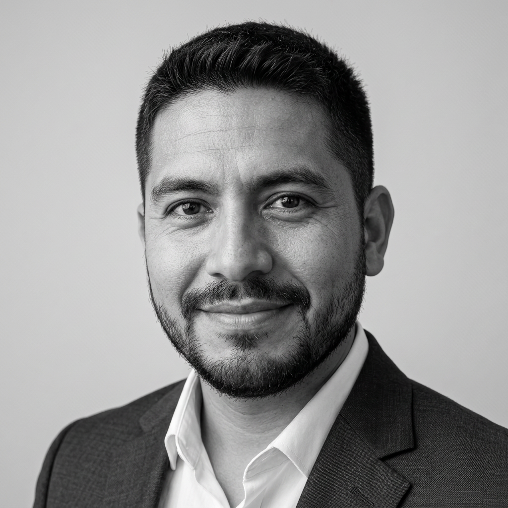 Marcus Reed, illustrative Lead Qualification Manager portrait