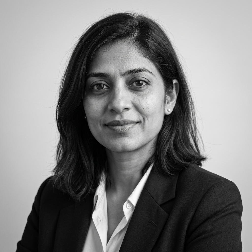 Sophia Hayes, illustrative Performance Analyst portrait